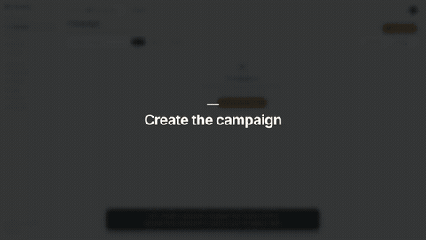 The first chapter of a tutorial video Claude Code made from one sentence: a campaign being created in Chatamatic, narrated and captioned